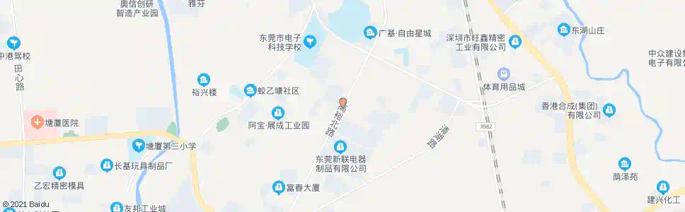 东莞塘厦消防队路口_公交站地图_东莞公交_妙搜公交查询2024