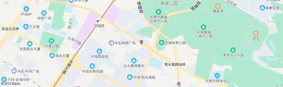 东莞黄旗印象_公交站地图_东莞公交_妙搜公交查询2024