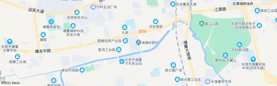 东莞牛轭岭新村_公交站地图_东莞公交_妙搜公交查询2024