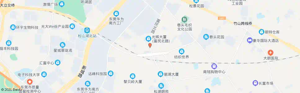 东莞光辉家具_公交站地图_东莞公交_妙搜公交查询2024