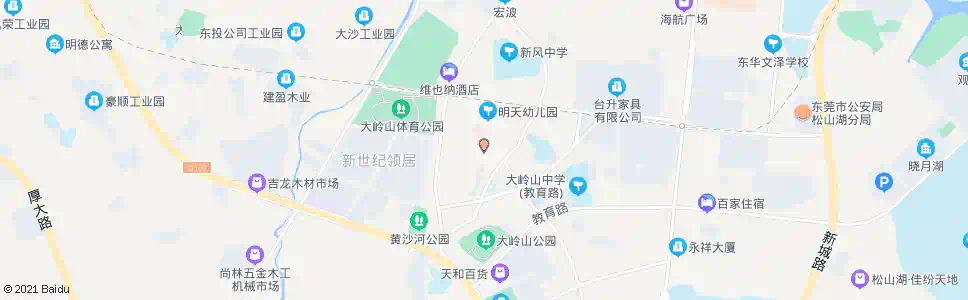 东莞大岭山旧医院_公交站地图_东莞公交_妙搜公交查询2024