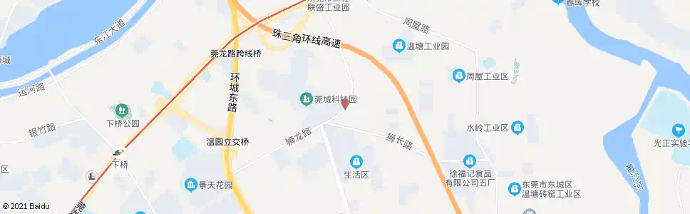 东莞东城科技园_公交站地图_东莞公交_妙搜公交查询2024