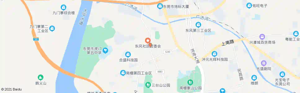 东莞南栅派出所_公交站地图_东莞公交_妙搜公交查询2024