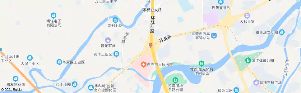 东莞万道路口_公交站地图_东莞公交_妙搜公交查询2024