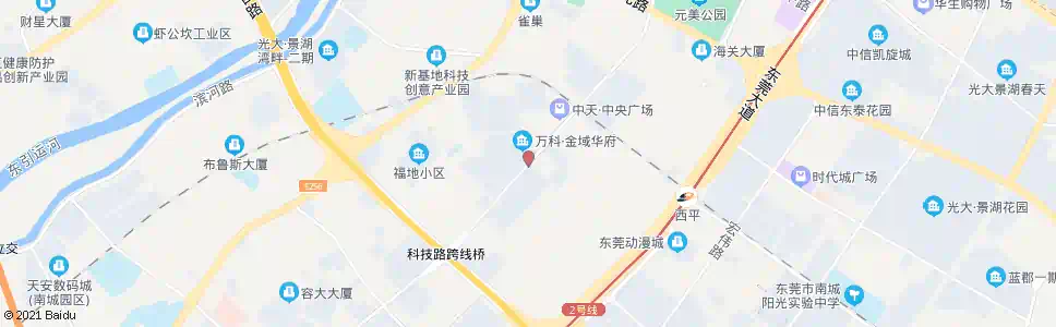 东莞福地_公交站地图_东莞公交_妙搜公交查询2024