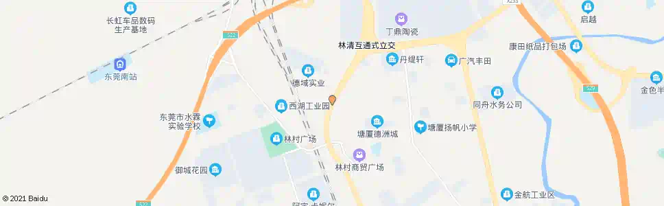 东莞林村北_公交站地图_东莞公交_妙搜公交查询2024