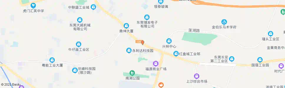 东莞厦岗标志_公交站地图_东莞公交_妙搜公交查询2024