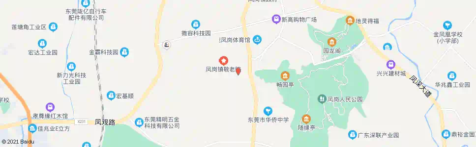 东莞笔岗新村_公交站地图_东莞公交_妙搜公交查询2024