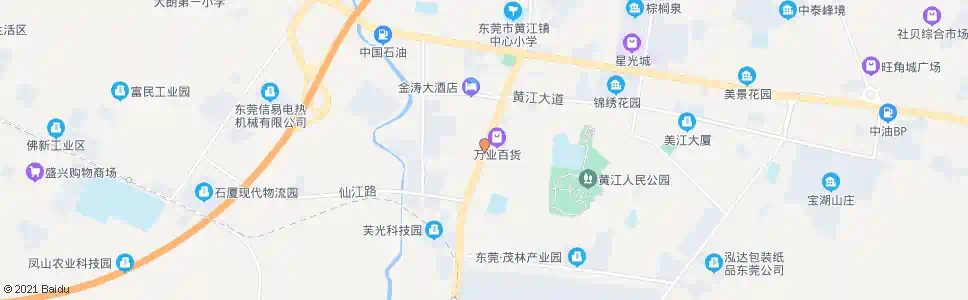 东莞江海城市场_公交站地图_东莞公交_妙搜公交查询2024