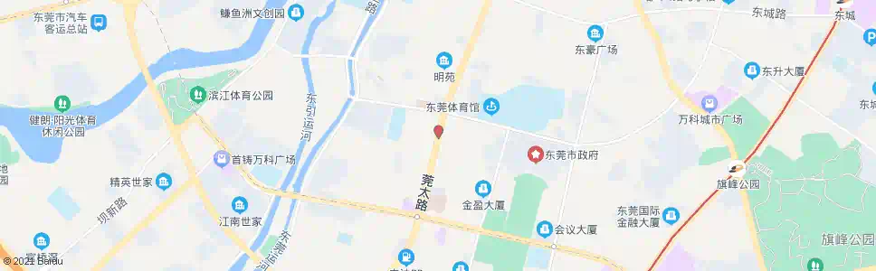 东莞体育路口_公交站地图_东莞公交_妙搜公交查询2024