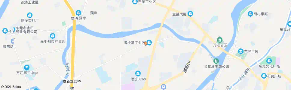 东莞大莲塘工业区_公交站地图_东莞公交_妙搜公交查询2024