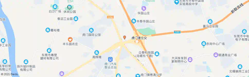 东莞珠江花园_公交站地图_东莞公交_妙搜公交查询2024