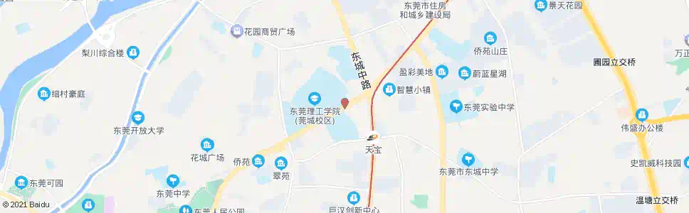 东莞城区捐血中心_公交站地图_东莞公交_妙搜公交查询2024