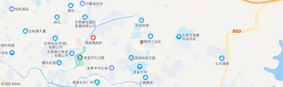 东莞杨梅岗_公交站地图_东莞公交_妙搜公交查询2024