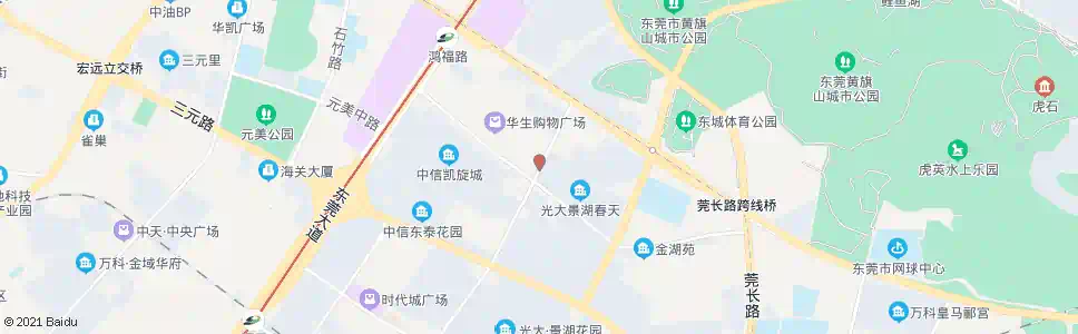 东莞景湖春天_公交站地图_东莞公交_妙搜公交查询2024