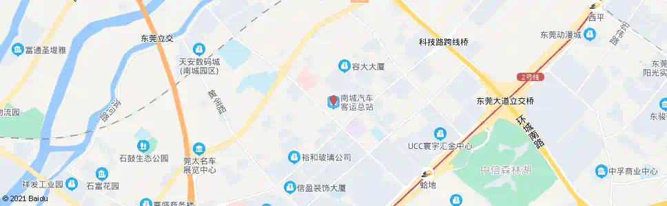 东莞南城汽车站北_公交站地图_东莞公交_妙搜公交查询2024