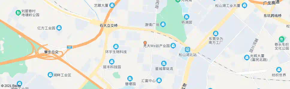 东莞中科创新广场_公交站地图_东莞公交_妙搜公交查询2024