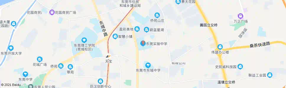 东莞实验中学_公交站地图_东莞公交_妙搜公交查询2024