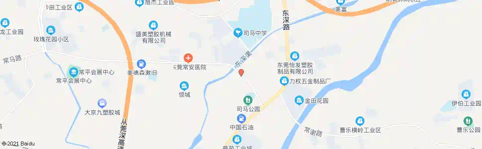 东莞司马市场_公交站地图_东莞公交_妙搜公交查询2024