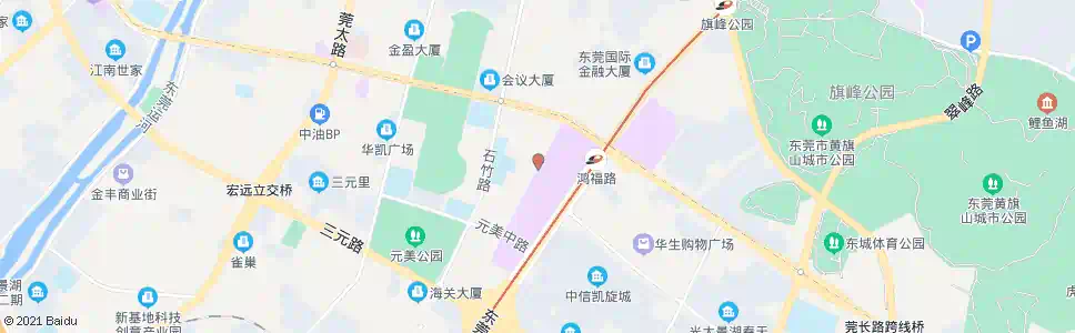 东莞第一国际北_公交站地图_东莞公交_妙搜公交查询2024