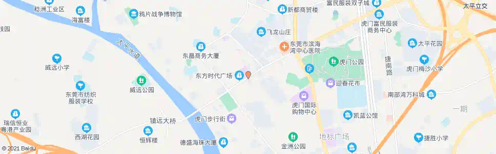 东莞黄河时装城_公交站地图_东莞公交_妙搜公交查询2024