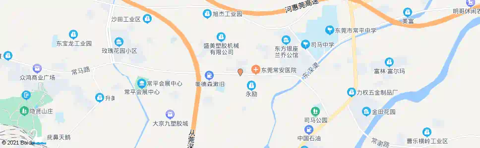 东莞漱旧工业区_公交站地图_东莞公交_妙搜公交查询2024