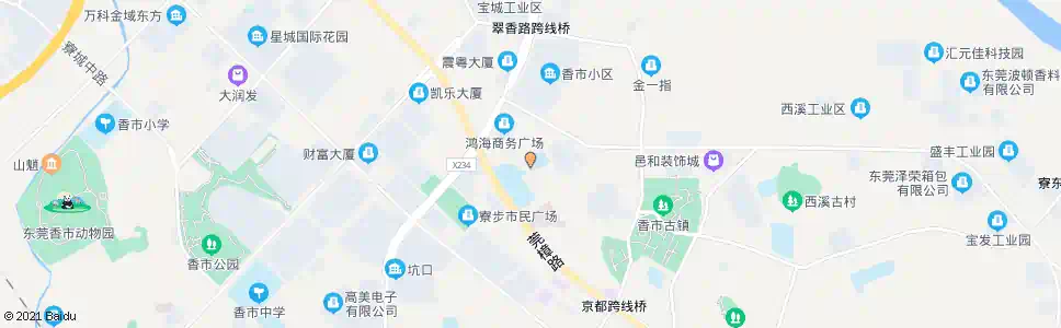 东莞寮步小学_公交站地图_东莞公交_妙搜公交查询2024