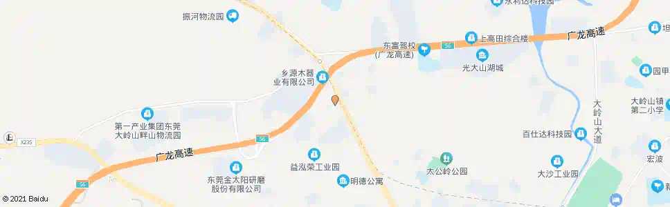 东莞新屋场_公交站地图_东莞公交_妙搜公交查询2024