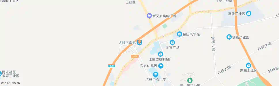 东莞坑梓汽车站_公交站地图_东莞公交_妙搜公交查询2024