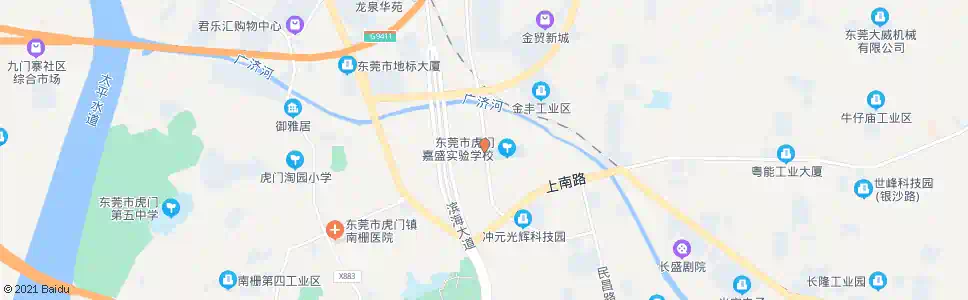 东莞东南商业中心南_公交站地图_东莞公交_妙搜公交查询2024