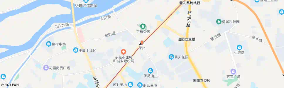 东莞下桥_公交站地图_东莞公交_妙搜公交查询2024