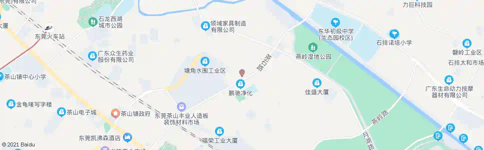 东莞水围市场_公交站地图_东莞公交_妙搜公交查询2024