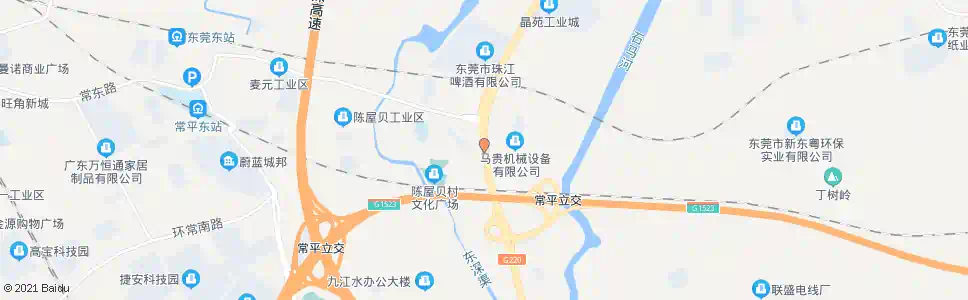 东莞陈屋贝_公交站地图_东莞公交_妙搜公交查询2024