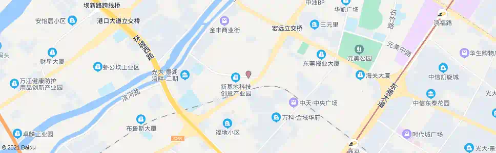 东莞新基路口_公交站地图_东莞公交_妙搜公交查询2024