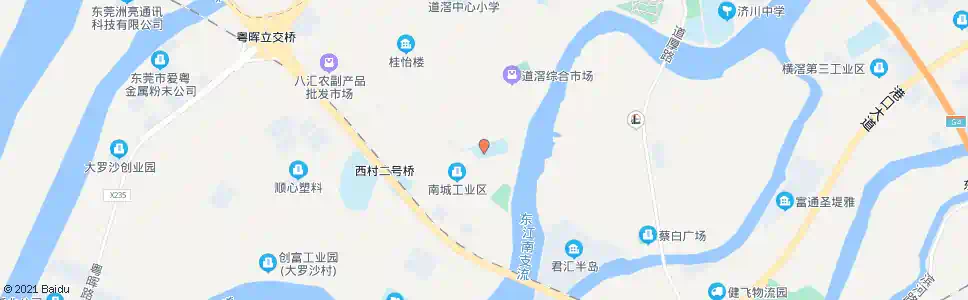 东莞道滘中学_公交站地图_东莞公交_妙搜公交查询2024