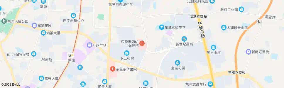 东莞市妇幼保健院_公交站地图_东莞公交_妙搜公交查询2024