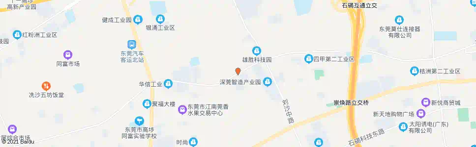 东莞叶屋基村尾_公交站地图_东莞公交_妙搜公交查询2024