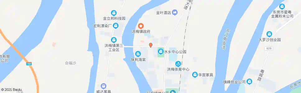 东莞洪梅文化广场_公交站地图_东莞公交_妙搜公交查询2024