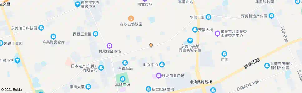 东莞冼沙邮局_公交站地图_东莞公交_妙搜公交查询2024