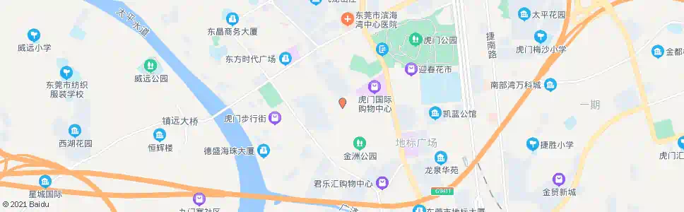 东莞金洲北坊市场_公交站地图_东莞公交_妙搜公交查询2024