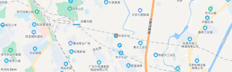 东莞林场路口_公交站地图_东莞公交_妙搜公交查询2024