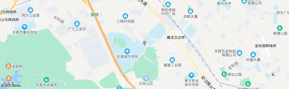 东莞城市学院正门_公交站地图_东莞公交_妙搜公交查询2024