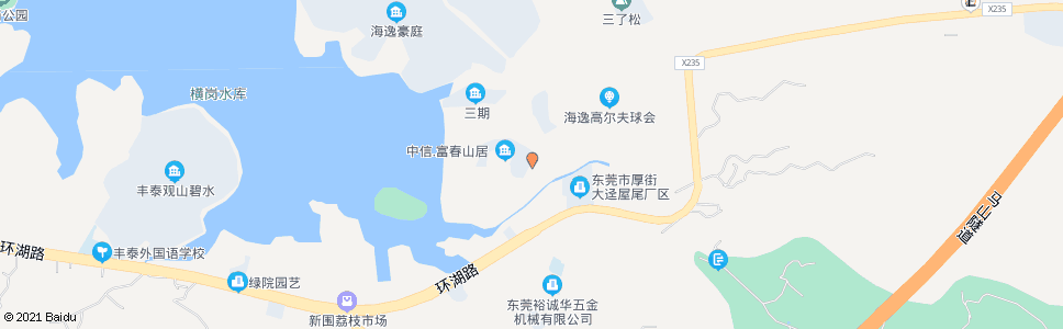 东莞中信富春山居_公交站地图_东莞公交_妙搜公交查询2024