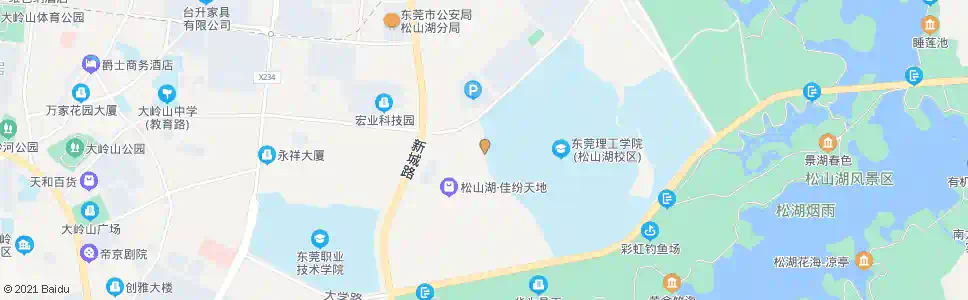 东莞道滘教师村路口_公交站地图_东莞公交_妙搜公交查询2024