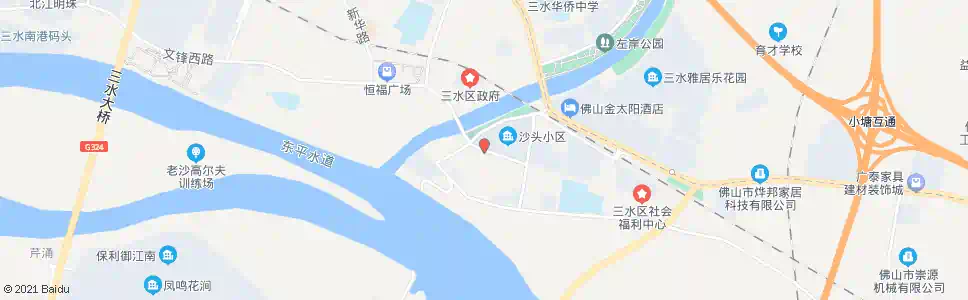 佛山沙头市场_公交站地图_佛山公交_妙搜公交查询2024