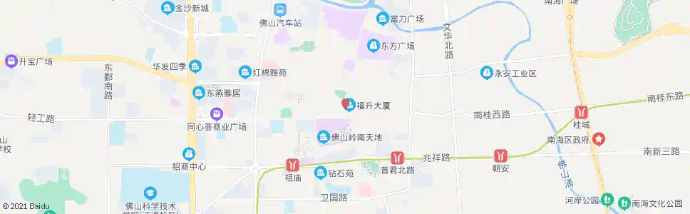 佛山福贤路_公交站地图_佛山公交_妙搜公交查询2024