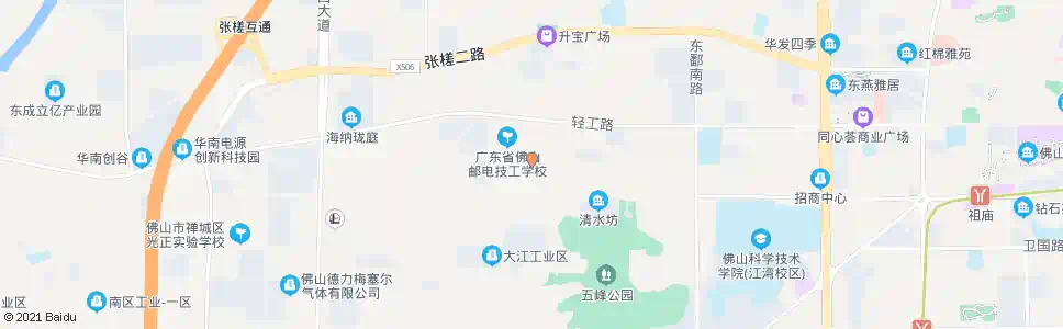 佛山大生村委_公交站地图_佛山公交_妙搜公交查询2024