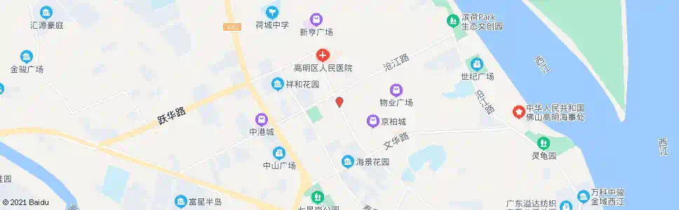 佛山荷城市场_公交站地图_佛山公交_妙搜公交查询2024