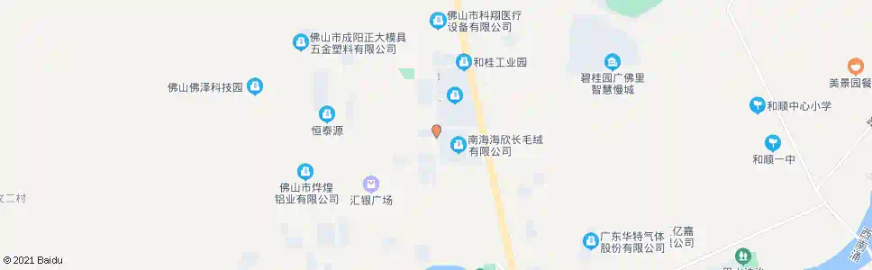 佛山和桂中_公交站地图_佛山公交_妙搜公交查询2024