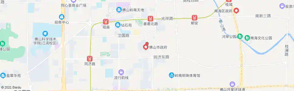 佛山沙凤三路_公交站地图_佛山公交_妙搜公交查询2024